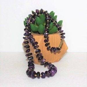 Vintage Natural Amethyst Necklace